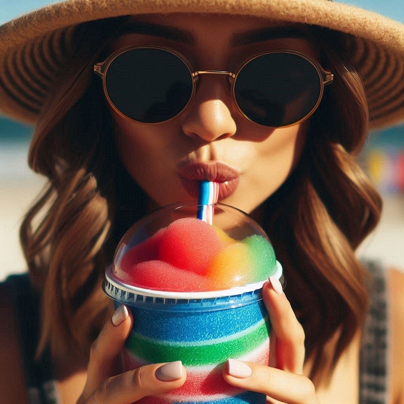 Slush ice squeeze kop