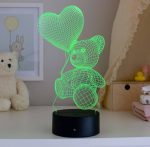 3D bamse lampe