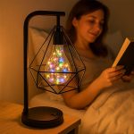 Bordlampe med lyskæde