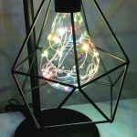 Bordlampe med lyskæde