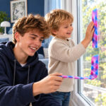 Fidget gummibånd med sugekopper Fidget gummibånd med sugekopper