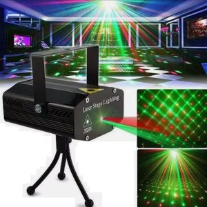 Diskolys med lasershow – perfekt til festen
