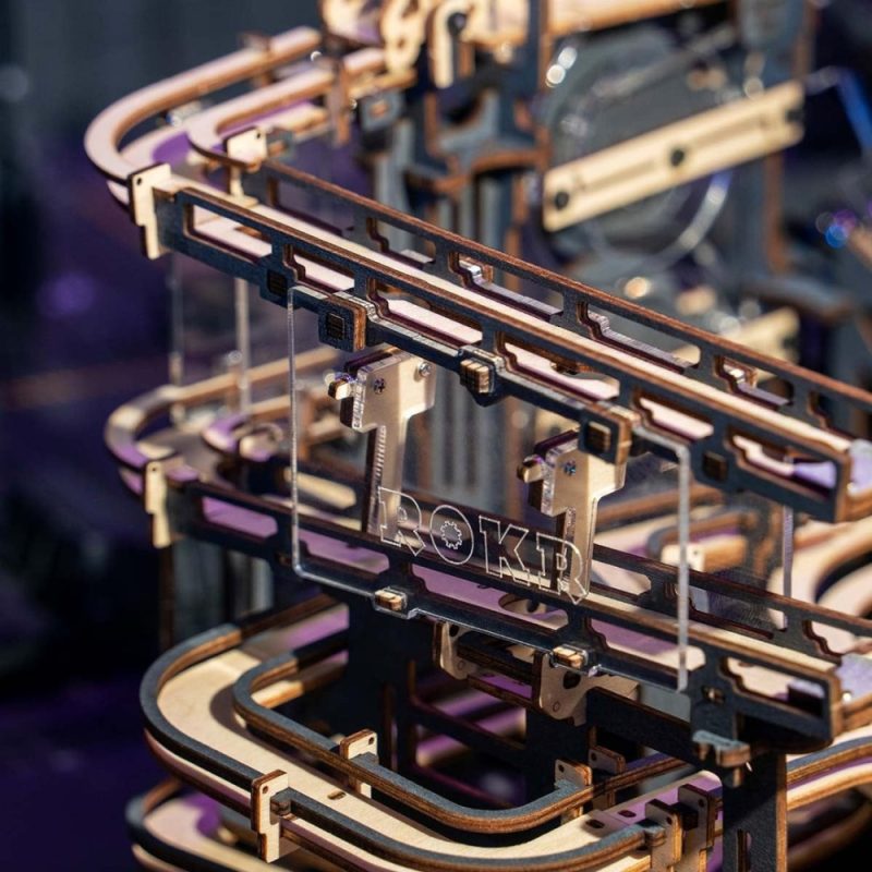 3D kuglebane i træ – Marble Night City fra Rokr™ (LGA01)