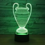 3D lampe fodbold pokal