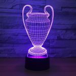 3D lampe fodbold pokal