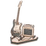 Elektrisk guitar 3D puslespil fra Rokr™ (TG605K) Elektrisk guitar 3D puslespil fra Rokr™ (TG605K)