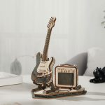 Elektrisk guitar 3D puslespil fra Rokr™ (TG605K) Elektrisk guitar 3D puslespil fra Rokr™ (TG605K)