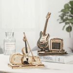 Elektrisk guitar 3D puslespil fra Rokr™ (TG605K) Elektrisk guitar 3D puslespil fra Rokr™ (TG605K)