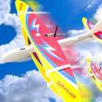 Elektrisk kaste fly med LED lys