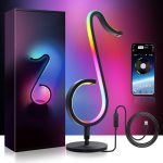 Nodeformet 3D LED lampe til musikelskere