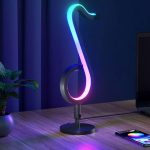 Nodeformet 3D LED lampe til musikelskere