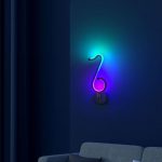 Nodeformet 3D LED lampe til musikelskere