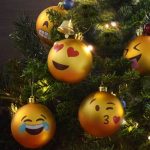 Emoji julekugler – 6 stk