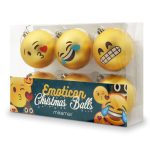 Emoji julekugler – 6 stk