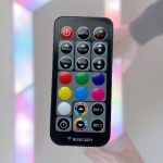 Fjernbetjening og sound controller til gamer lamper med wifi