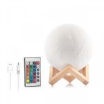 Måne Lampe mange farver – 15cm