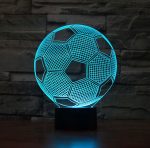 Fodbold 3D lampe