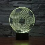 Fodbold 3D lampe