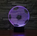 Fodbold 3D lampe