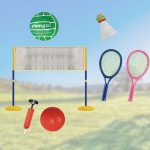 2-i-1 sæt – badminton og volleyball