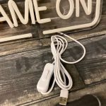 Game On Neon Lampe
