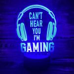 Gaming 3D headset lampe