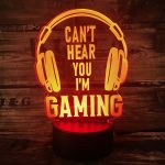 Gaming 3D headset lampe
