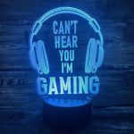 Gaming 3D headset lampe