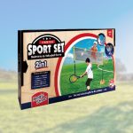 2-i-1 sæt – badminton og volleyball