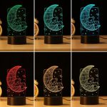 3D natlampe til børn