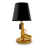 Pistol lampe til bordet – Golden gun Beretta lampe