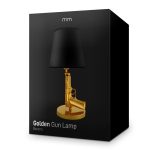 Pistol lampe til bordet – Golden gun Beretta lampe
