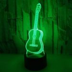 3D Guitar lampe