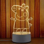 Gurli gris 3D lampe
