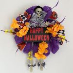 Halloween krans til døren