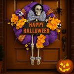 Halloween krans til døren
