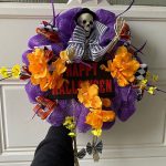 Halloween krans til døren