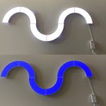 Gamer lys med wifi, skab din egen lampe – cirkel – 6 stk