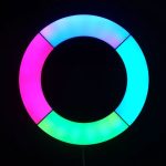 Gamer lys med wifi, skab din egen lampe – cirkel – 6 stk