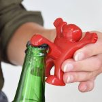 Happy Men proptrækker, vinprop og øloplukker