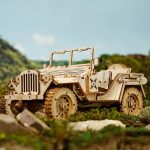 Army jeep 3D puslespil fra Rokr™ (MC701)