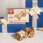Army jeep 3D puslespil fra Rokr™ (MC701)