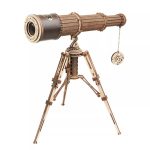 3D puslespil kikkert i træ – Rokr™ style teleskop (ST004) 3D puslespil kikkert i træ – Rokr™ style teleskop (ST004)