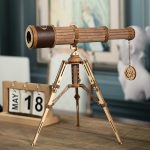 3D puslespil kikkert i træ – Rokr™ style teleskop (ST004) 3D puslespil kikkert i træ – Rokr™ style teleskop (ST004)