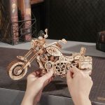 Mekanisk motorcykel 3D puslespil fra Rokr™ (LK504)