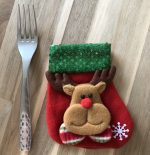 Julesok til juletræ – med rensdyrhoved