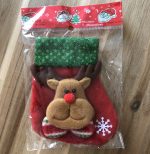 Julesok til juletræ – med rensdyrhoved