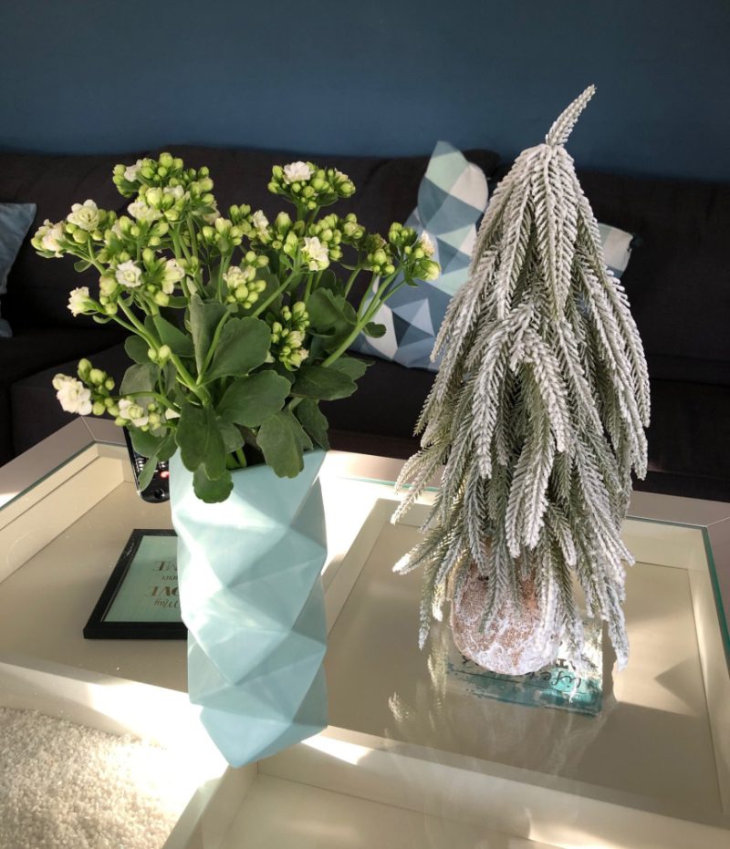 Juletræ med sne – 45 cm