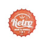 Retro vinylplade dækkeservietter – 4 stk