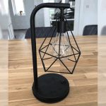 Bordlampe med lyskæde